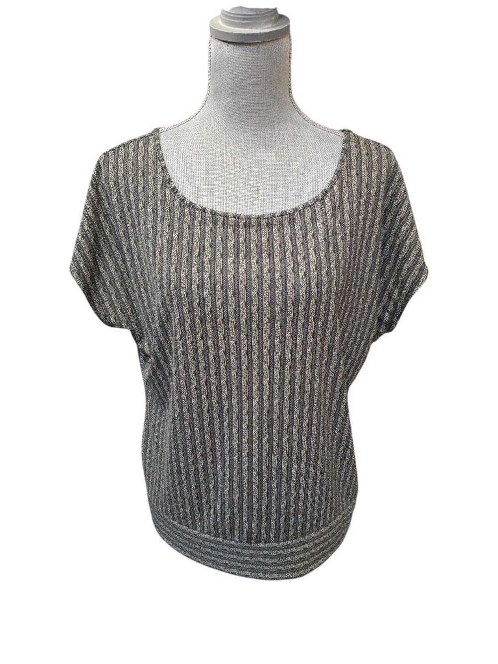 Emma James Vintage Women's Short Sleeve Top Large